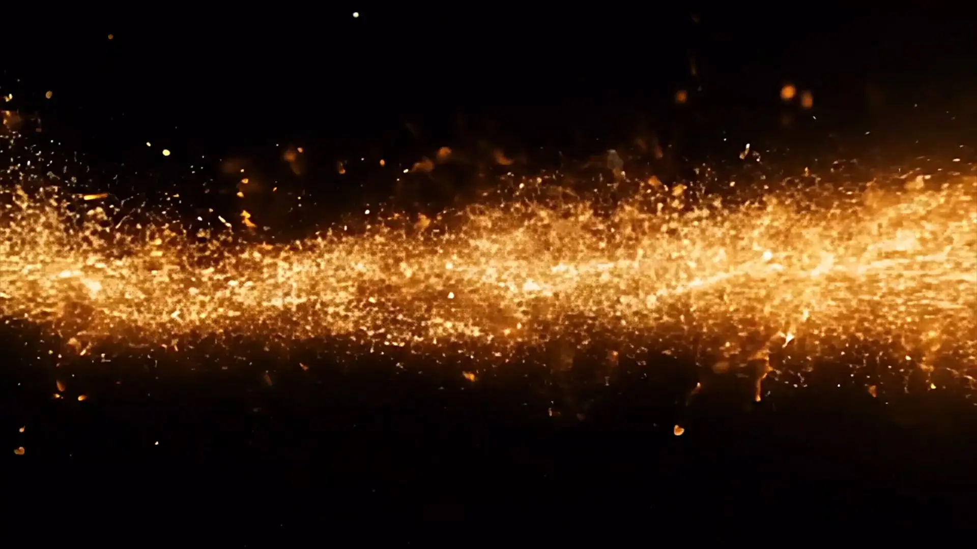 Luxurious Gold Dust Background for Title Animation Enhancements